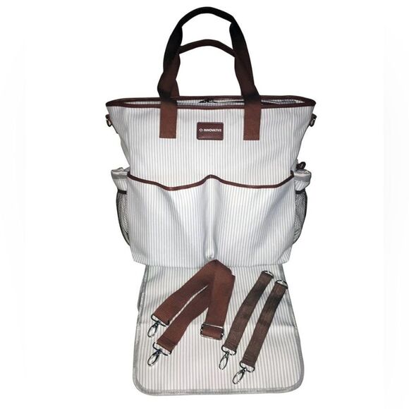 NWT … INNOVATIVE IPP 2 in 1 Diaper Bag With Tabletop Changing Pad - Picture 1 of 7